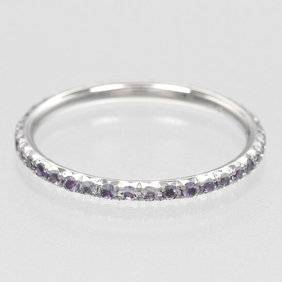 TIFFANY 18k Silver Eternity Ring - Picture 6 of 9